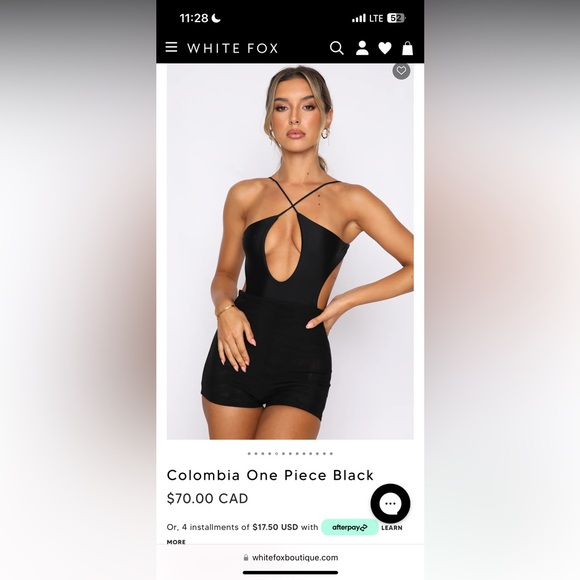 Colombia One Piece Black - Picture 4 of 5